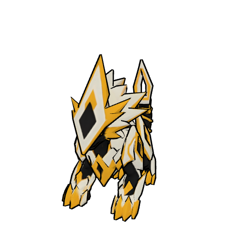 Thunderoar — a quadruped (four-legged walker) rigged in MonRig