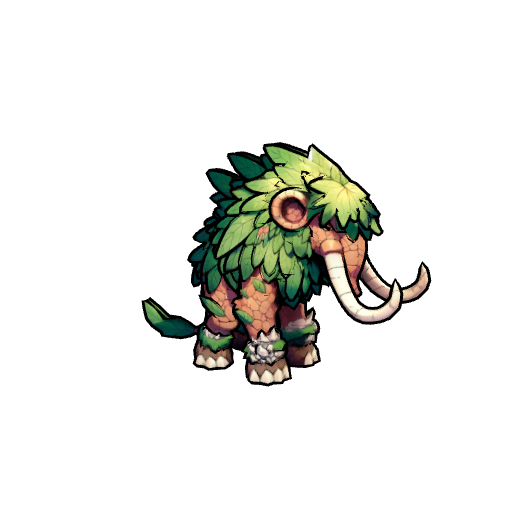 Tuskadon — a quadruped (four-legged walker) rigged in MonRig