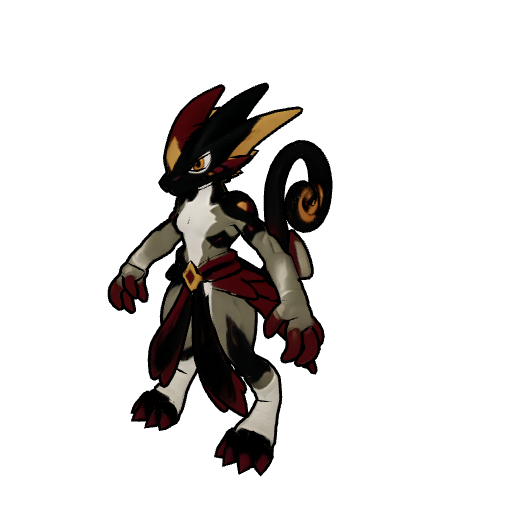 Maestrix — a quadruped (four-legged walker) rigged in MonRig