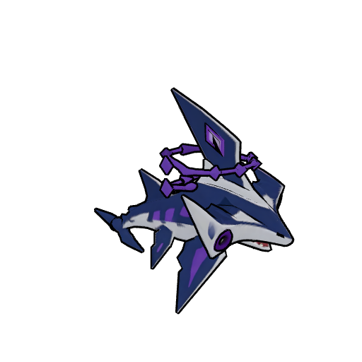 Sensorax — a fish (lateral-tail swimmer) rigged in MonRig
