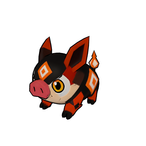 Sparklet — a quadruped (four-legged walker) rigged in MonRig